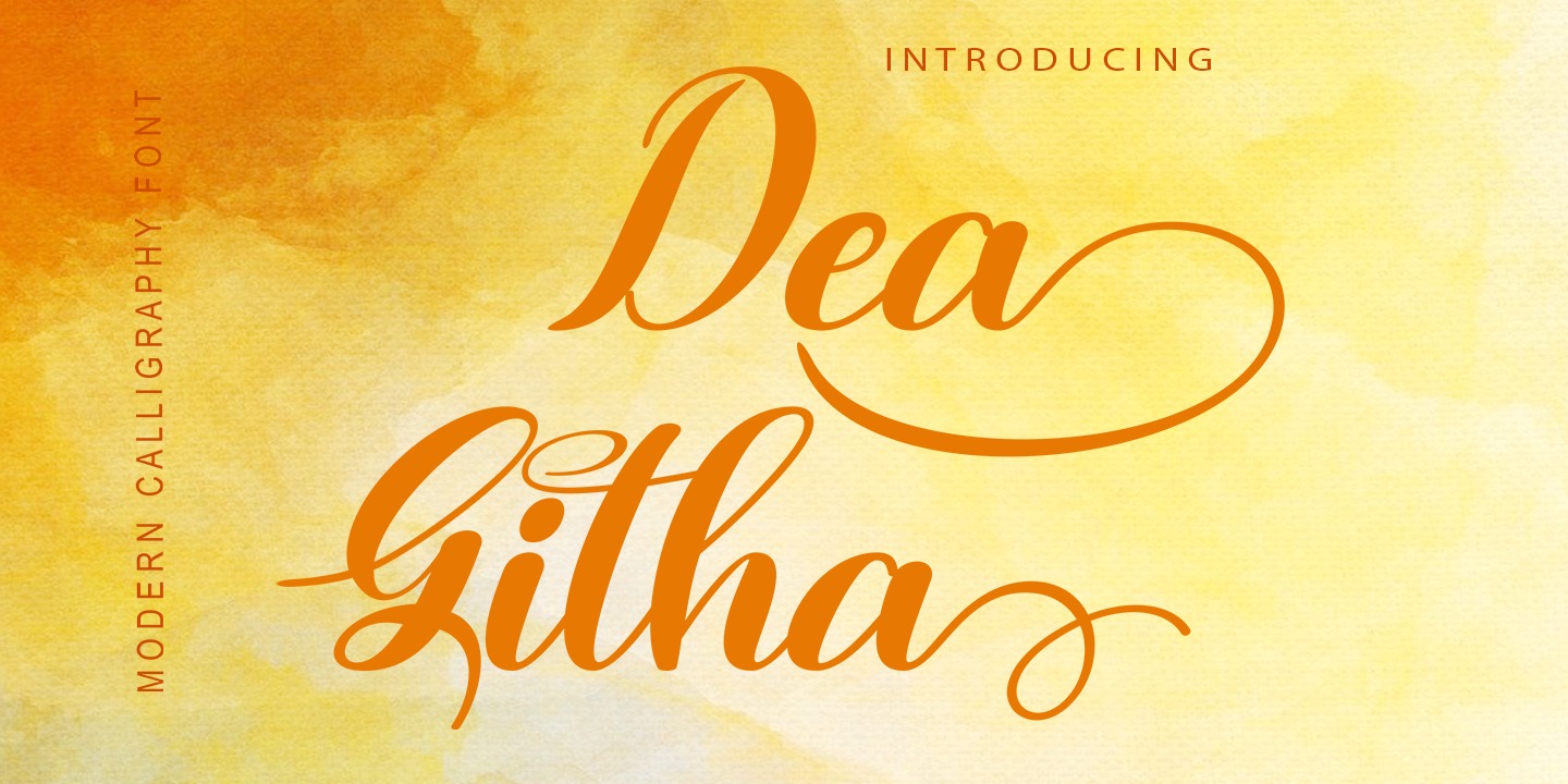 Ejemplo de fuente Dea Githa